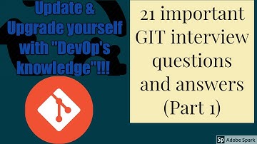 Git | Git interview questions and answers | DevOps | DevOps questions and answers | Part 1