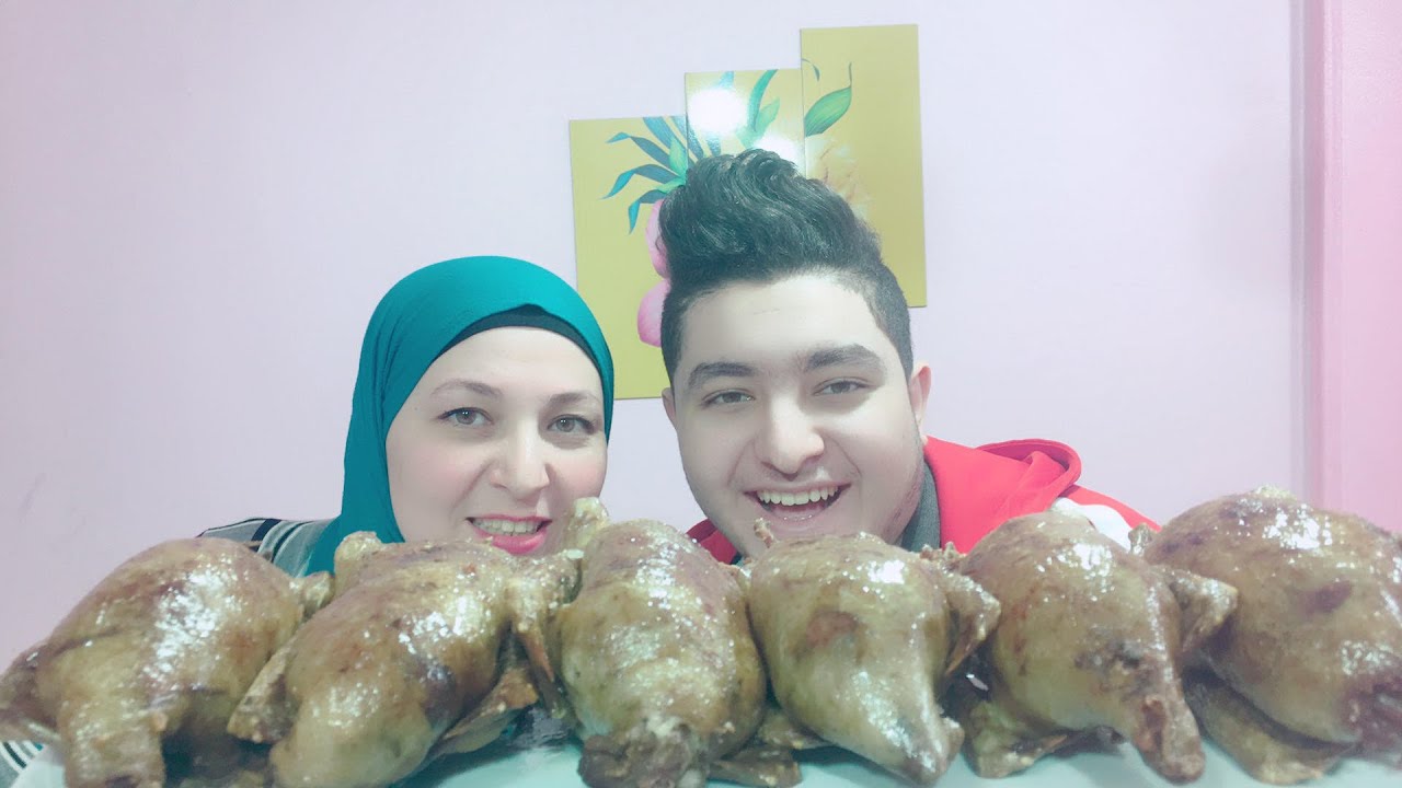 تحدى أكل 6 فرد حمام محشى ارز والكبد | ضد قناة (توتا شو) ....!