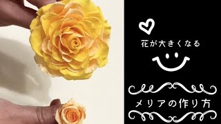 プリザーブドフラワーの開花　メリアのやり方