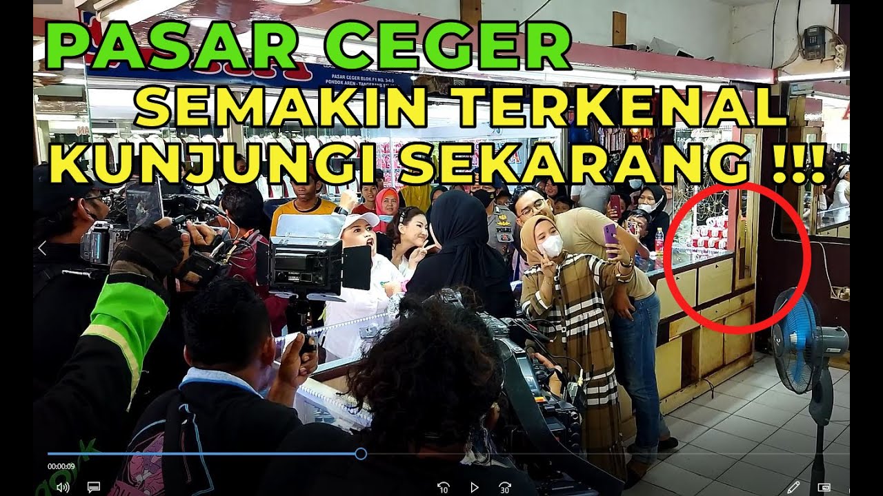 Cuplikan Shooting UANG KAGET di Pasar Ceger | Pondok Aren