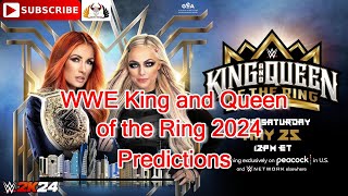 WWE King and Queen of the Ring 2024 Women’s World Championship Becky Lynch vs. Liv Morgan WWE 2K24