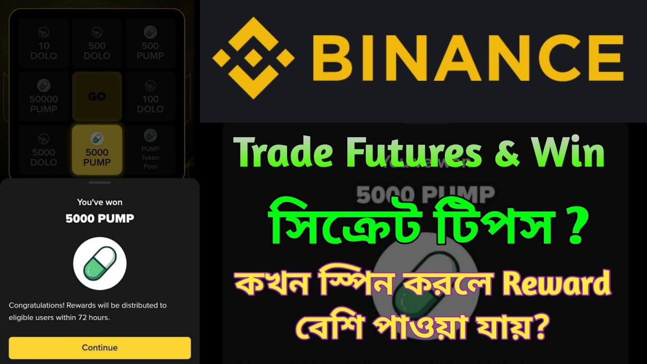 Binance New Spin Offer Today Trade Futures & Win Pump And Dolo ?