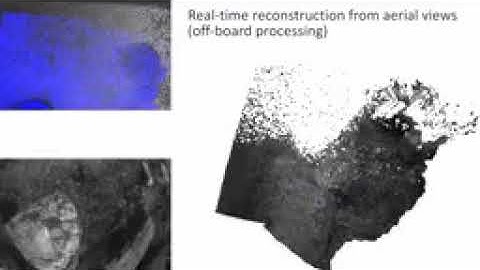 Autonomous, Live, Dense 3D Mapping of an Outdoor Mock up Disaster Zone with a Quadrotor MAV