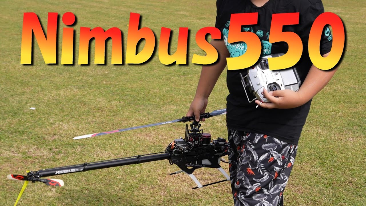ラジコンヘリ 550サイズが3倍速でぶっ飛ぶ XLPower Nimbus550 - YouTube