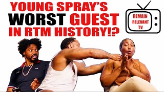 🤷🏽‍♂️💥YOUNG SPRAY’S GUEST VIOLATED BOUNDARIES WITH FEMALE HOST⁉️