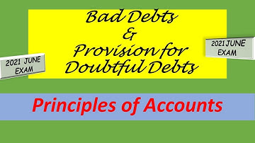 CSEC POA Accounting Adjustments Bad Debts and Provision for Doubtful Debts