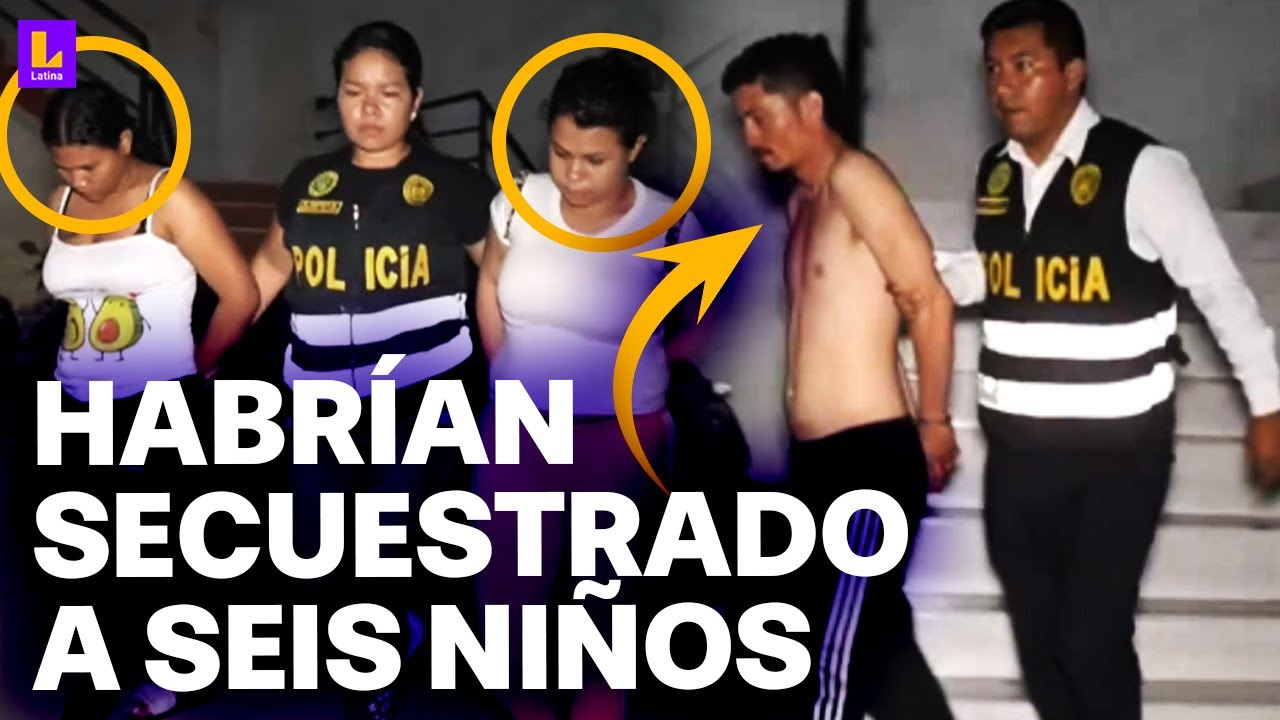 Capturan a miembros de 'Los Gallegos' en Trujillo: Habían secuestrado a seis niños
