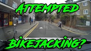 DrivenMad - Attempted Bikejacking? London Moped Thieves - London Dashcam