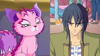 Helia vs Critty origami battle Winx Club Clip