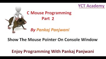 C Mouse Programming in Hindi : Show Mouse Pointer - Part 2