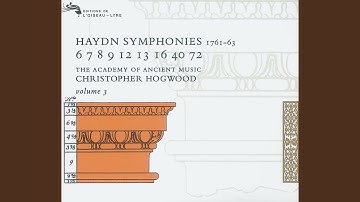 Haydn: Symphony in C, H.I No. 9: 1. Allegro molto