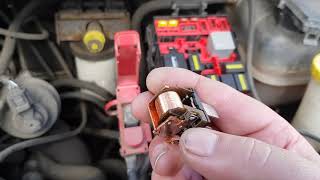 Ford transit mk6 glow plug relay starting problem