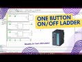 Single Push button ON/OFF PLC Program - Example Problems for Practice #youtube #plc #plc_logic #eng