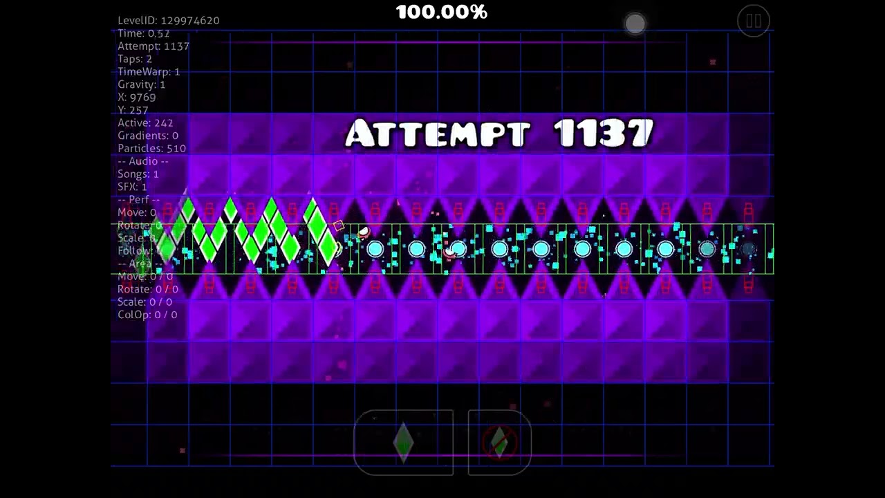 Silent Nightfall [IMPOSSIBLE] practice run!!11
