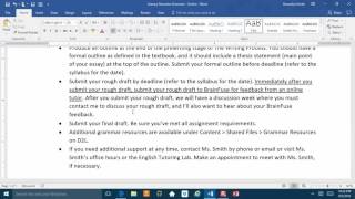 Literacy Narrative Assignment Overview