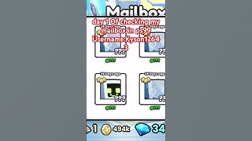Day 1 of checking my mailbox in ps99 #roblox #ps99