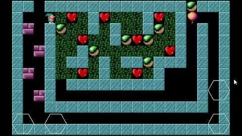 Boulder dash like game engine demo