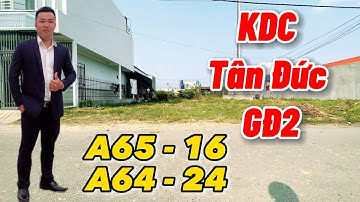 BÁN GẤP Lô Đất KDC Tân Đức Giá Rẻ | 5x25m Sổ Hồng Riêng - Đường A11B | BĐS Huỳnh Hùng