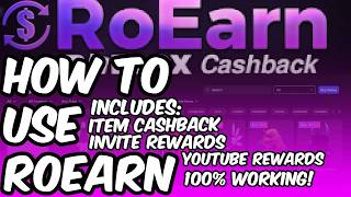RoEarn: Cashback on Purchases HOW TO USE! (+ YouTube Rewards!)