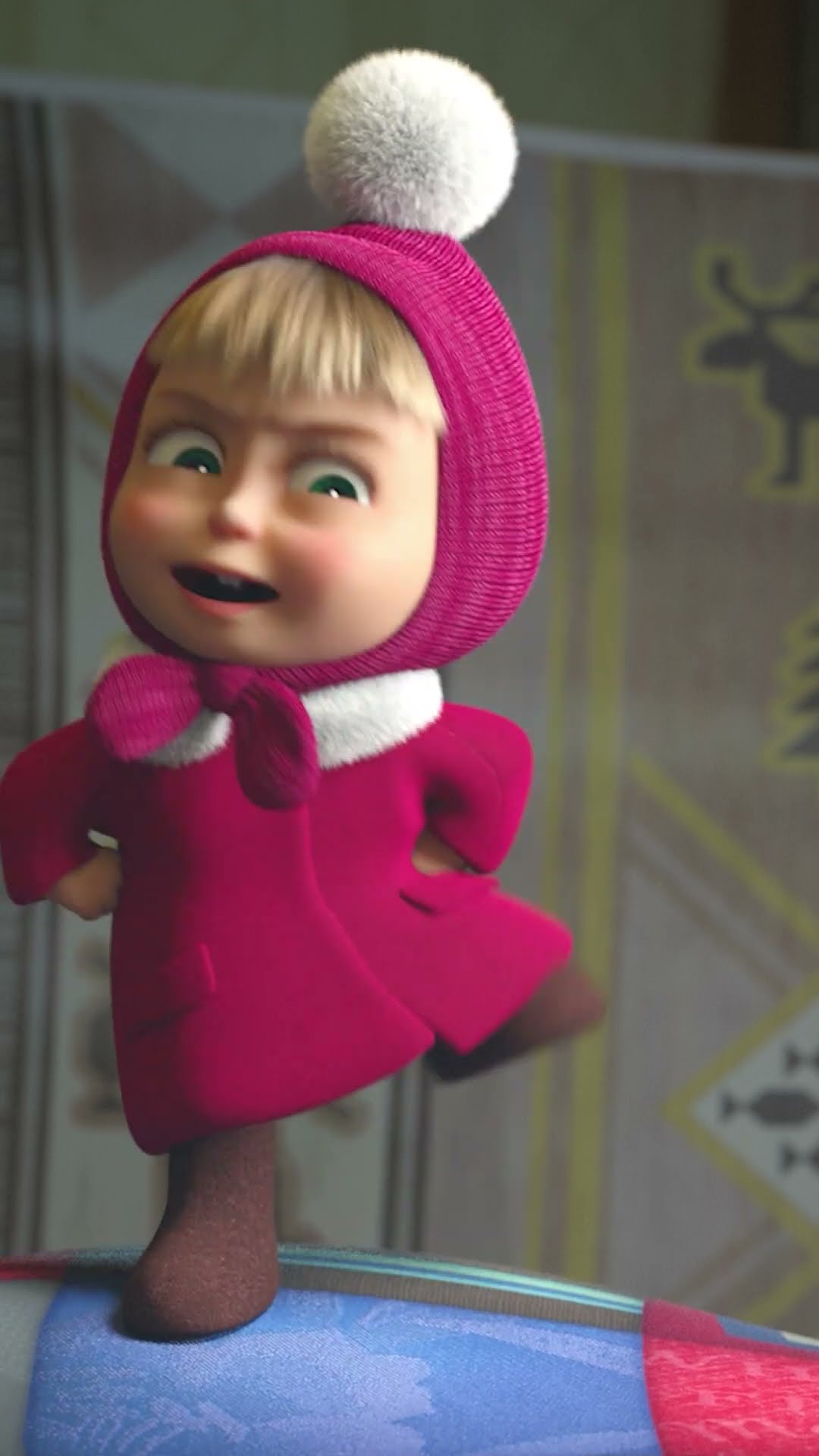 Kışın Koca Ayı nasıl uyandırılır? ⏰? #shorts #12ayınmucizesi  #maşakocaayı #kids #mashaandthebear