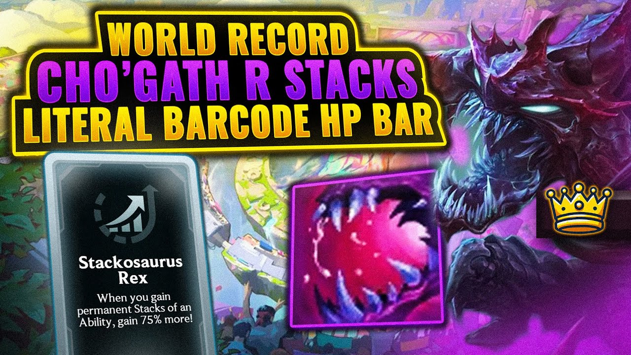 Stackosaurus Not a World Record 87 Stacks: HP Bar Disappearing - Stackosaurus Cho ...