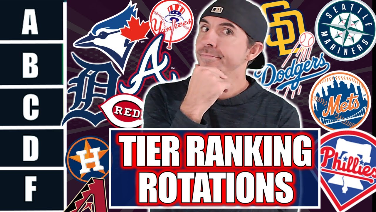 My Tier Ranking Of MLB Rotations Heading Into The 2026 Season.