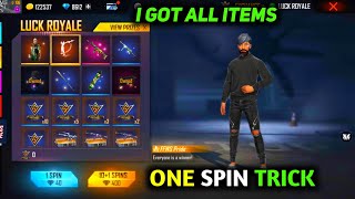 FFWS ROYALE FREE FIRE| FREE FIRE NEW EVENT| FF NEW EVENT| FFWS ROYALE ONE SPIN TRICK ,