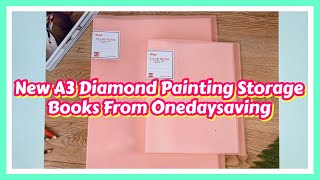 ⭐ NEW A3 DIAMOND PAINTING STORAGE BOOKS FROM ONEDAYSAVING ⭐ #onedaysaving