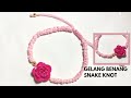 Cara Membuat Gelang dari Benang Jahit dan Manik Bunga | Thread Bracelet for beginner