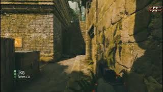 CSGO G2 jks 4 Kills Glock HS vs fnatic Ancient BLAST Paris 2023