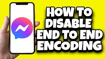 How To Disable End-To-End Encryption In Messenger (Easy)