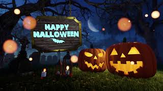 Happy Halloween Pumpkin Greeting Projection Loop with Music screenshot 2