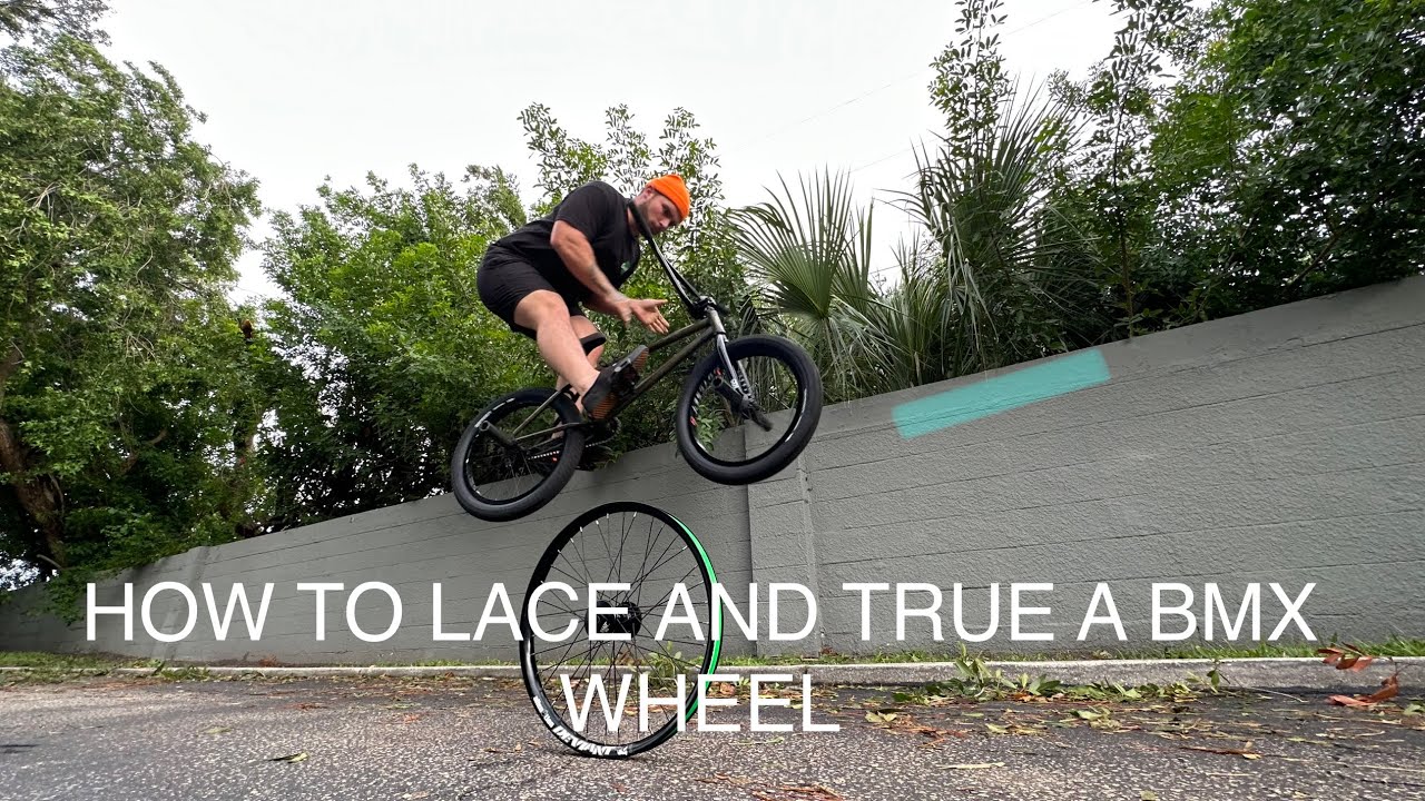 HOW TO LACE AND TRUE A BMX WHEEL - YouTube