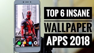 Top 6 insane wallpaper apps 2018 | best wallpapers apps | June 2018 wallpapers | TECH INSPIRE screenshot 2