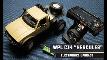 WPL C14 "Hercules" ESC, Steering Servo, and Battery Upgrade
