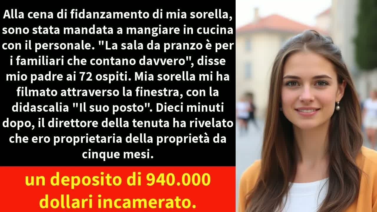 Mia sorella mi ha filmata mentre mangiavo da sola in cucina durante la sua festa di fidanzamento da 180.000 dollari e ha scritto: “Al suo posto. Alcune persone sono destinate a rimanere sullo...