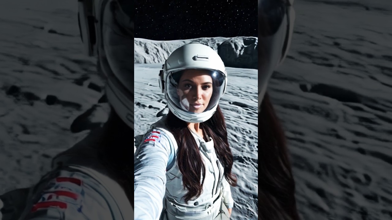"Kim K Conquers the Moon! 🚀🌑 