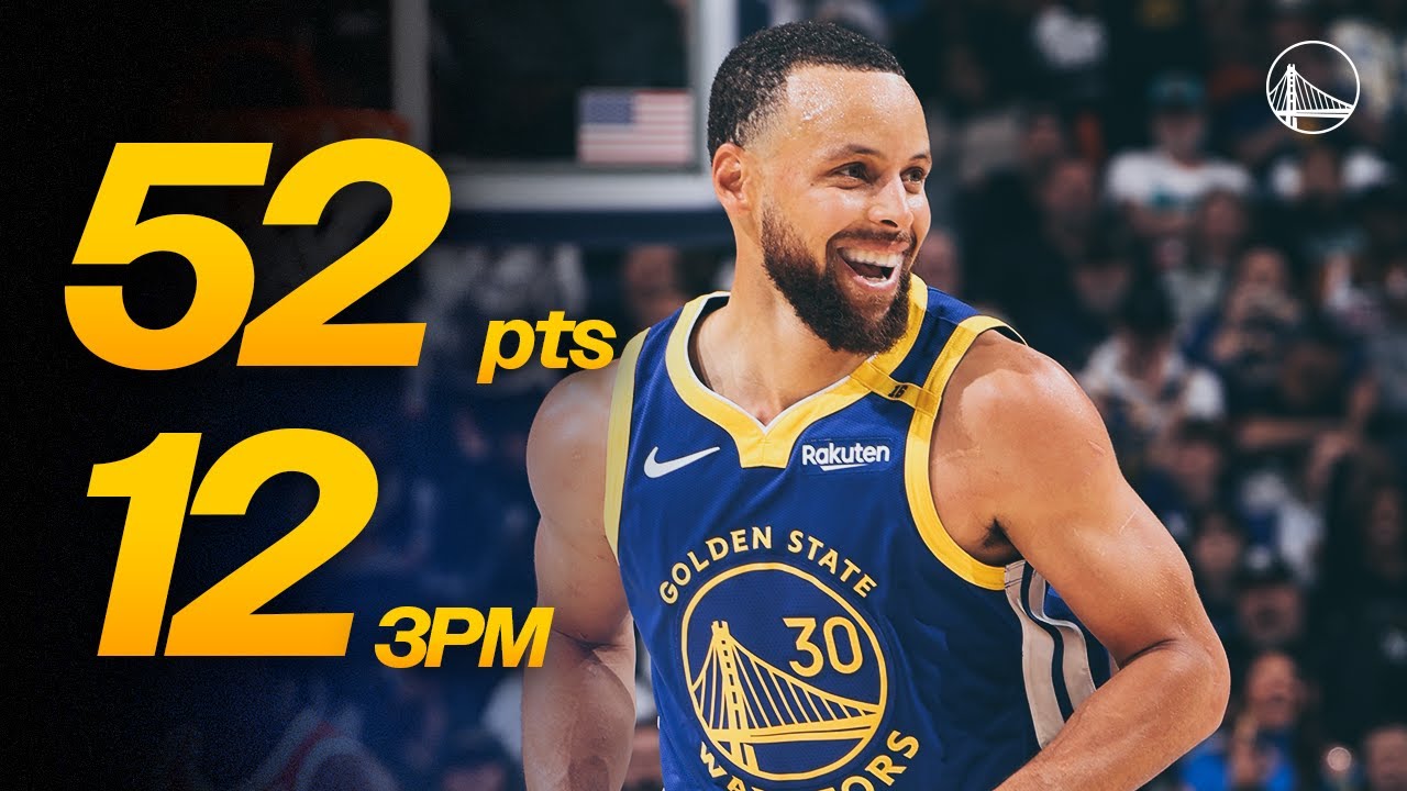 STEPHEN CURRY GOES CRAZY 🤯 52 PTS, 12 3PM in Win over Grizzlies