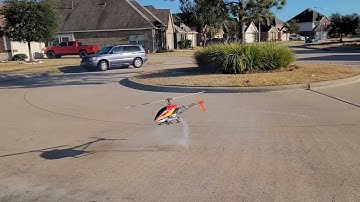 Trex 600N FBL with OS 50SX-H start-up and test flight