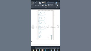 How to draw (W.C) .. #autocad #explore #cad #reels #tutorial #caddesigner #design #instagram