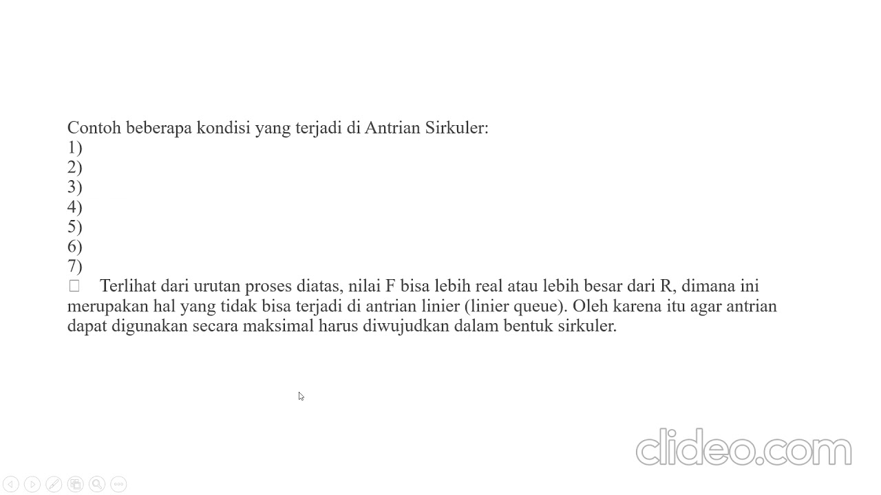 Deklarasi CIRCULAR QUEUE Dengan Elemen Datanya Berupa STRUCT OF ARRAY ...