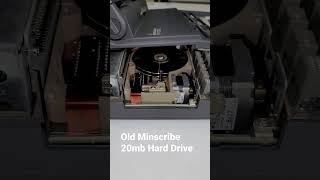 Inside a booting Miniscribe hard drive, after I unstuck the spindle.
