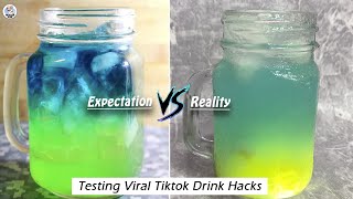 Testing Out Viral Food Hacks By TIKTOK | Trying Out Viral TikTok Drink Hacks | Hunger Plans