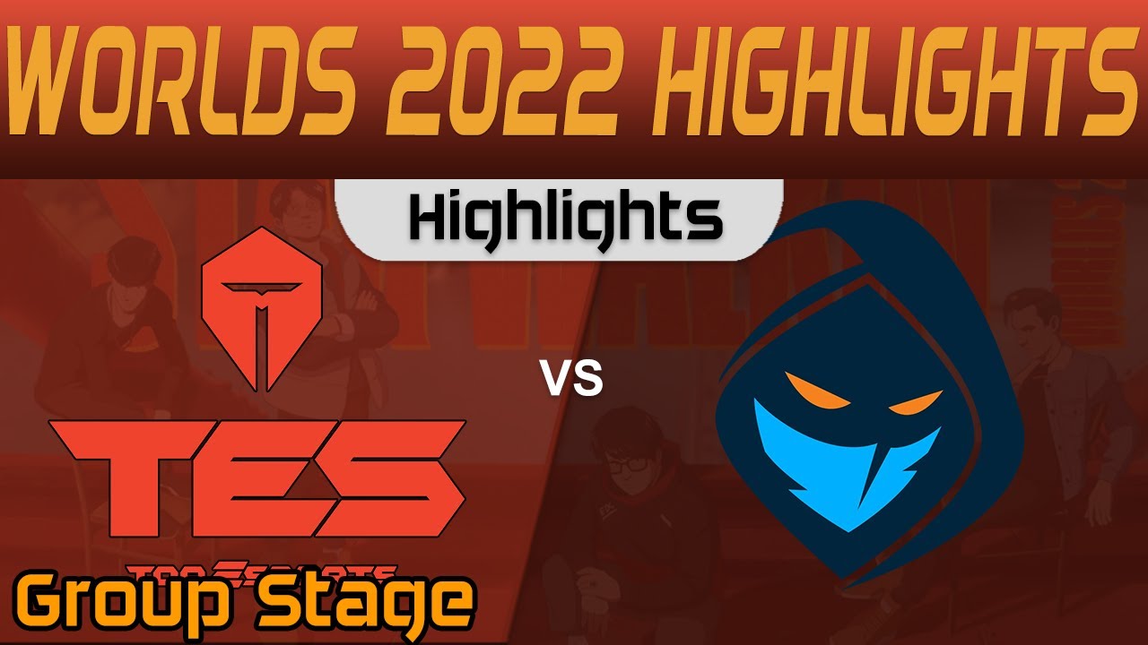 TES vs RGE Highlights Group Stage Worlds 2022 Top Esports vs Rogue by Onivia