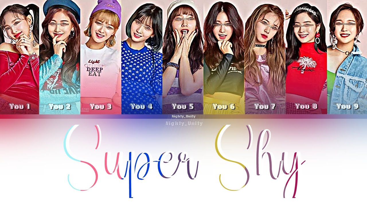 Newjeans Super shy (뉴진스) // (lycris color coded) Your kpop girl group / 9 membres
