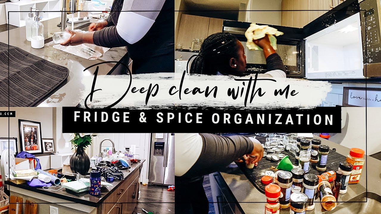 *NEW* SPRING KITCHEN DEEP CLEAN WITH ME | COMPLETE DISASTER CLEANING ...