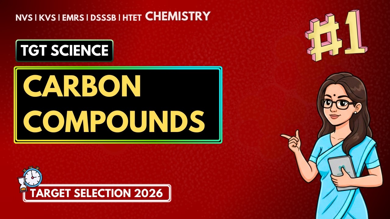 CARBON COMPOUNDS | TGT SCIENCE | CHEMISTRY 🎯💯🔥📚@ChemysteryTimes