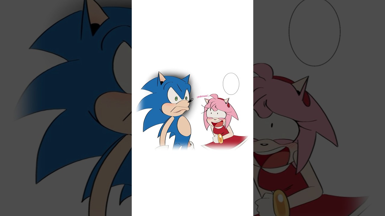 Sonic's Frowning for Amy!🩷💙