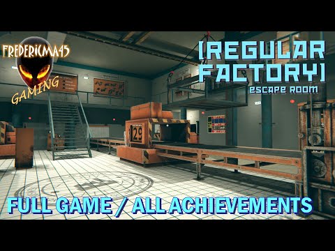 Regular Factory Escape Room FULL GAME Walkthrough / ALL ACHIEVEMENTS Soluce