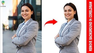 Remove Background in Any Image Using CorelDRAW...!